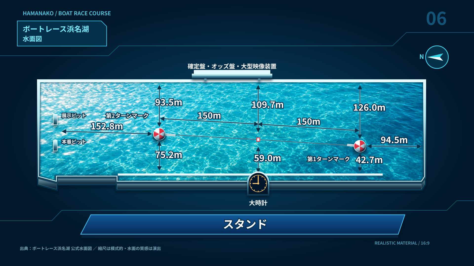 浜名湖 水面レイアウト