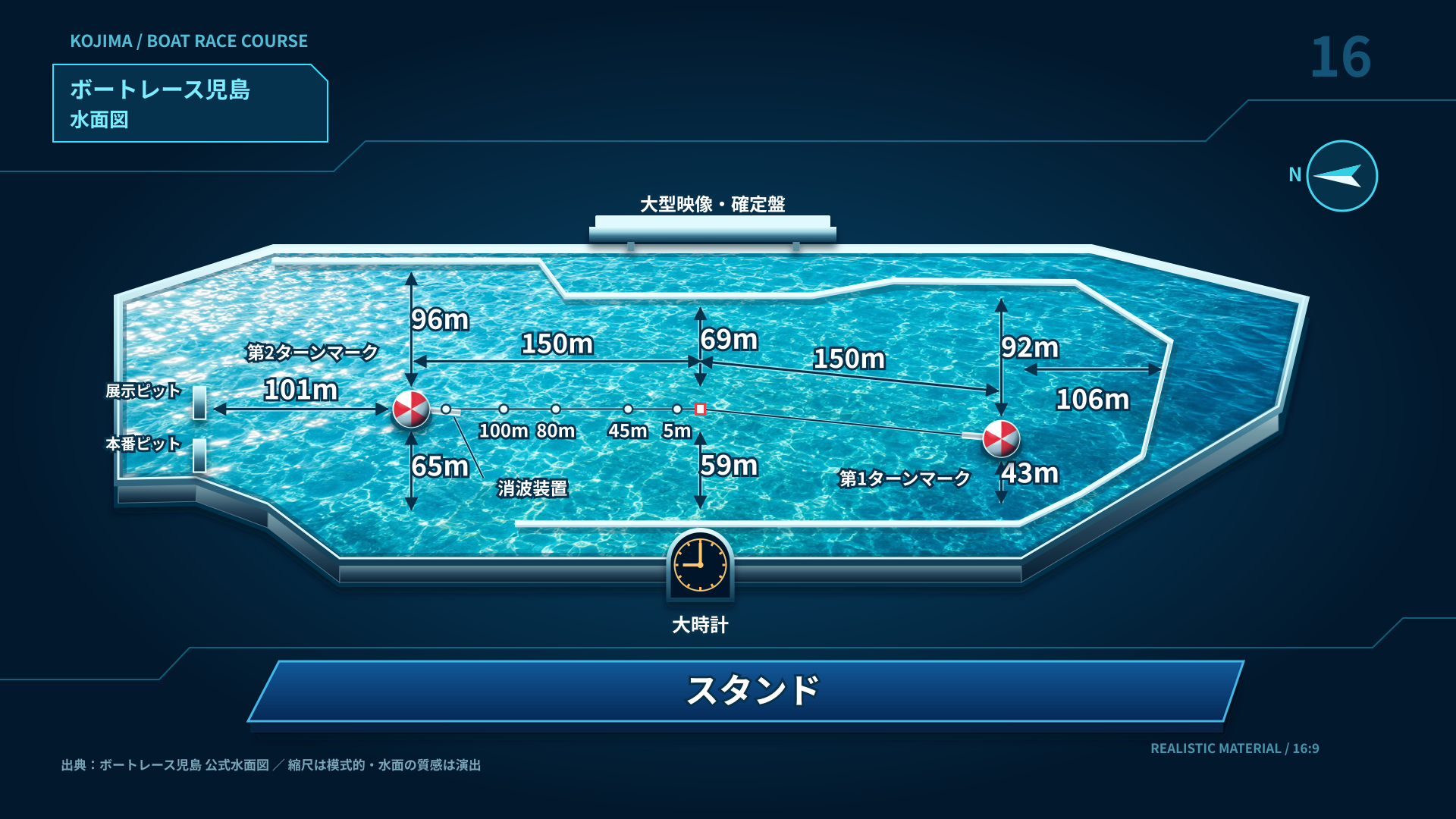 児島 水面レイアウト